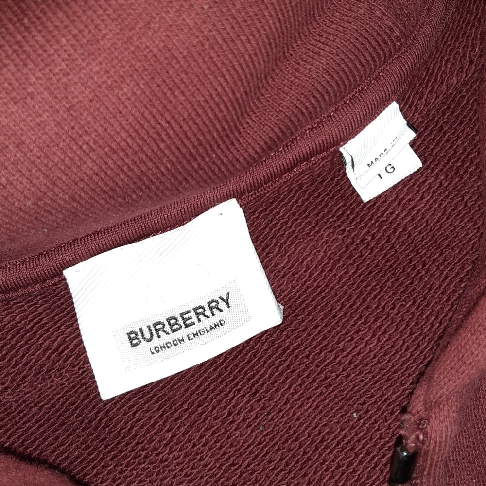 MEN'S BURBERRY LONDON ENGLAND ZIP HOODIE - Picture 4 of 11